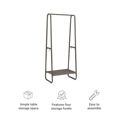 Bywood Clothing Rack Tall Pewter