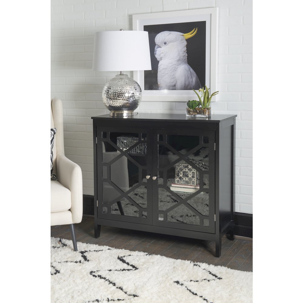 Fetti Black Large Cabinet