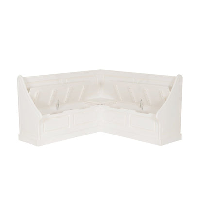 Tobin Corner Breakfast Nook, White