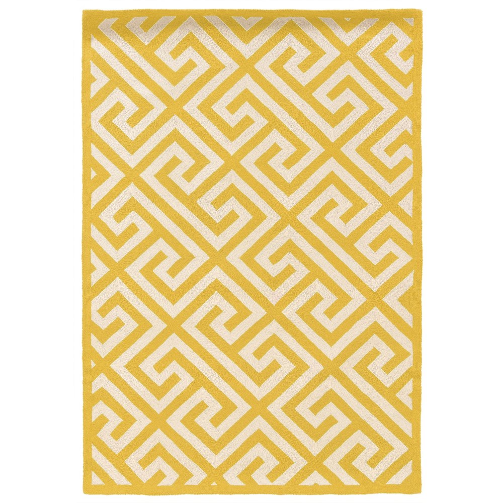 SILHOUETTE KEY YELLOW 2x3 Rug