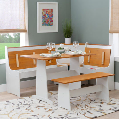 Ardmore Nook White With Pine Accents