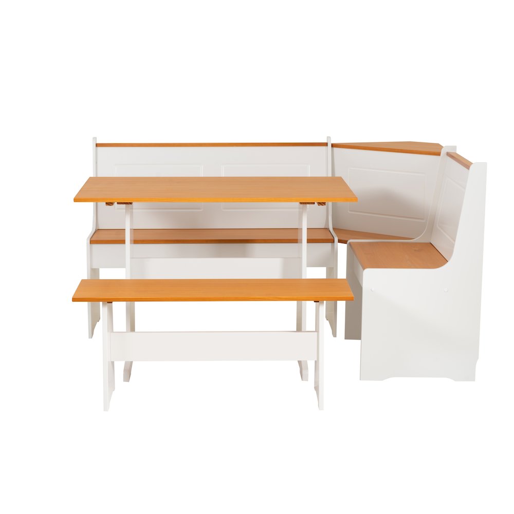 Ardmore Nook White With Pine Accents