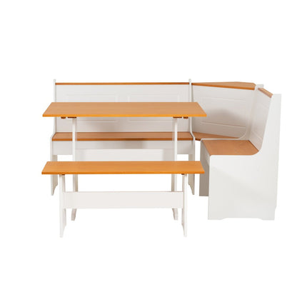 Ardmore Nook White With Pine Accents