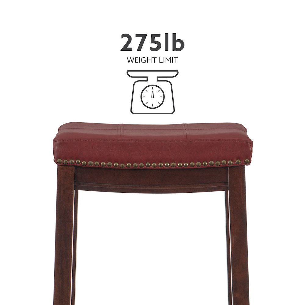 Claridge Red Barstool