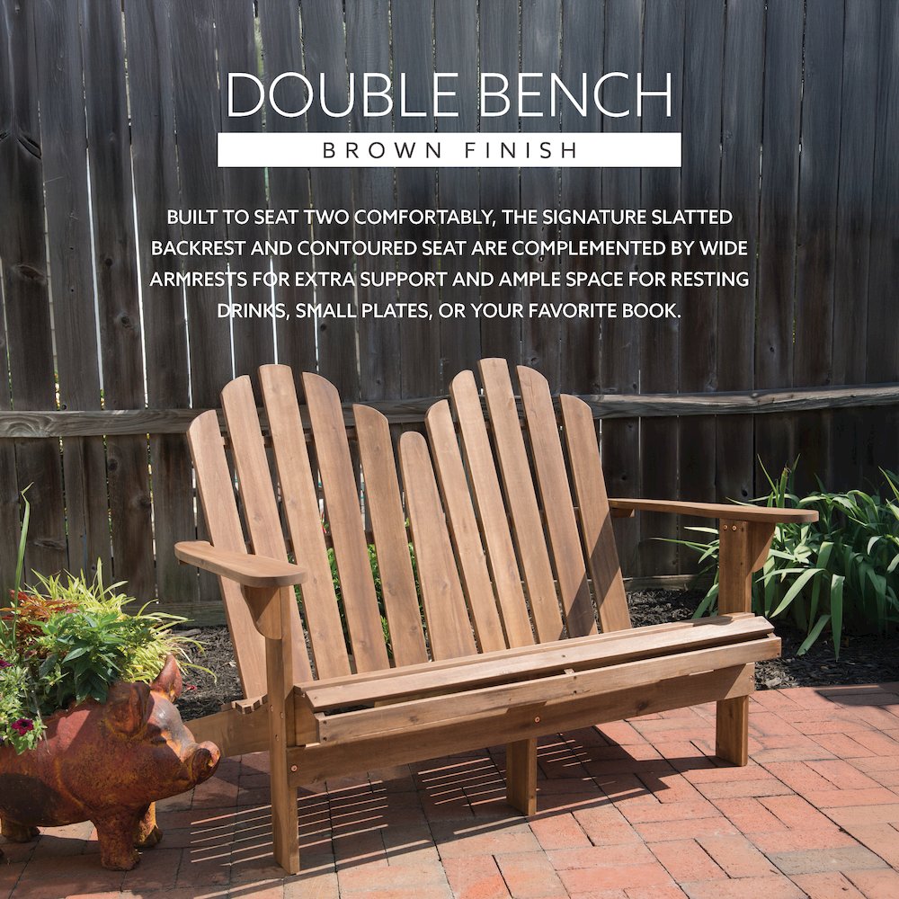Adirondack Double Bench