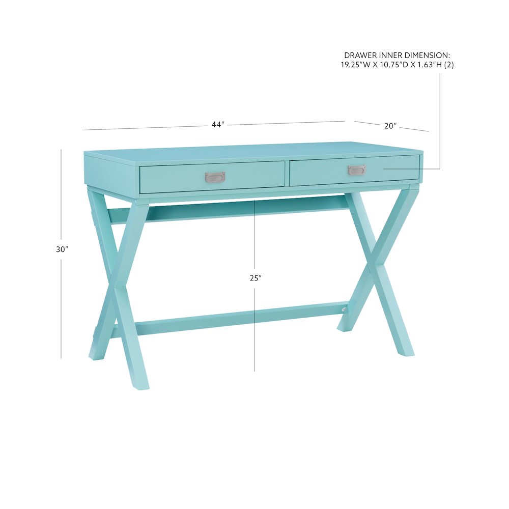Peggy Blue Writing Desk
