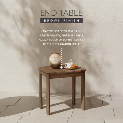 Acorn Finish Adirondack End Table