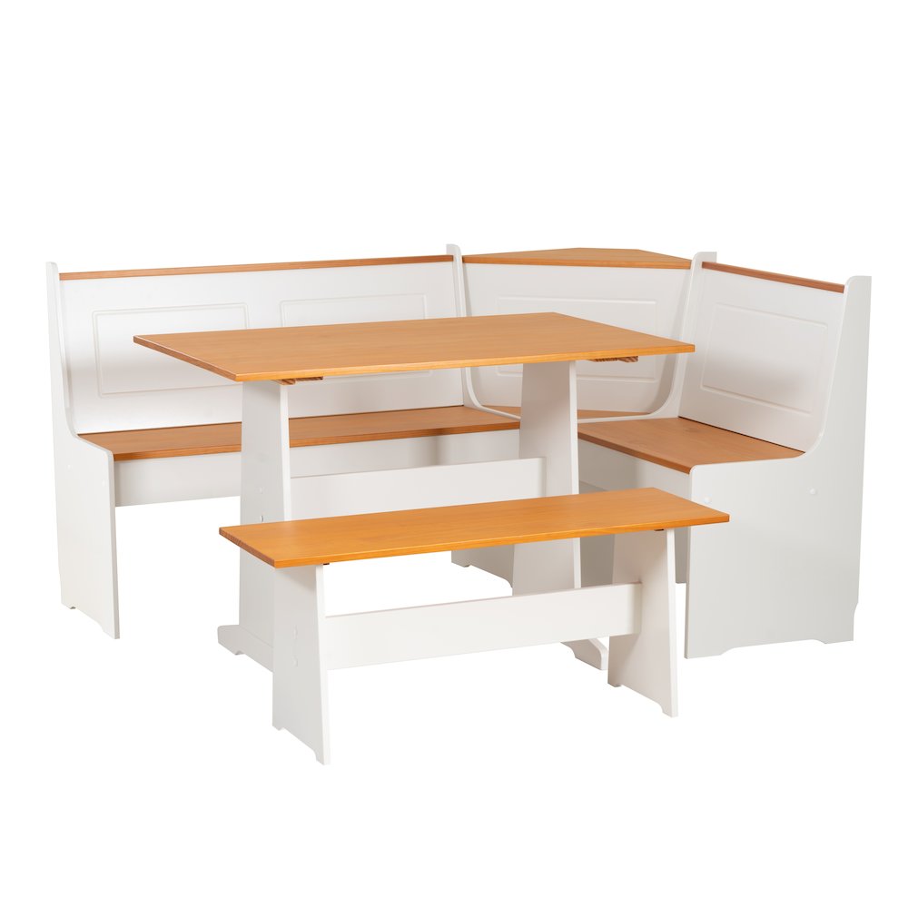 Ardmore Nook White With Pine Accents