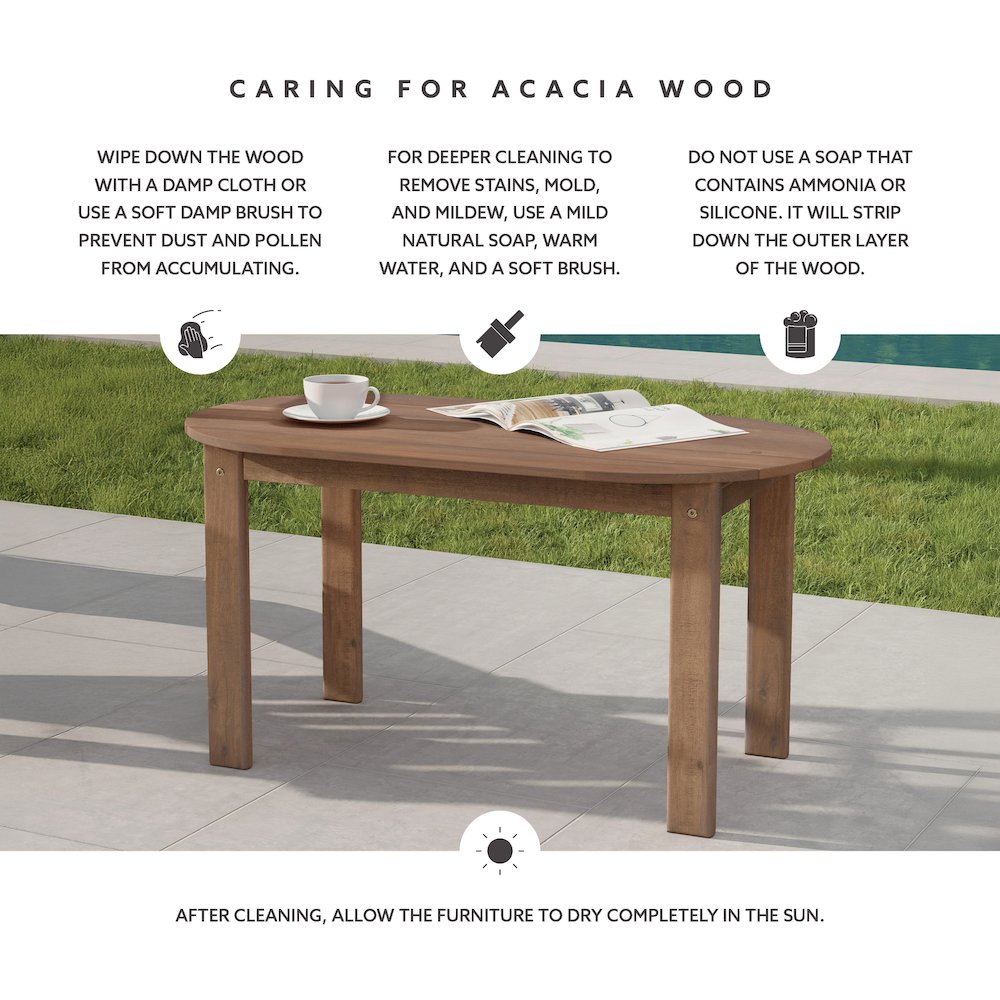 Adirondack Acorn Coffee Table