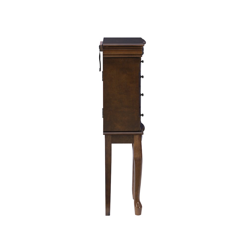 Louis Philippe Walnut Jewelry Armoire