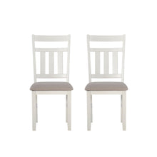Turino Distressed White Side Chair