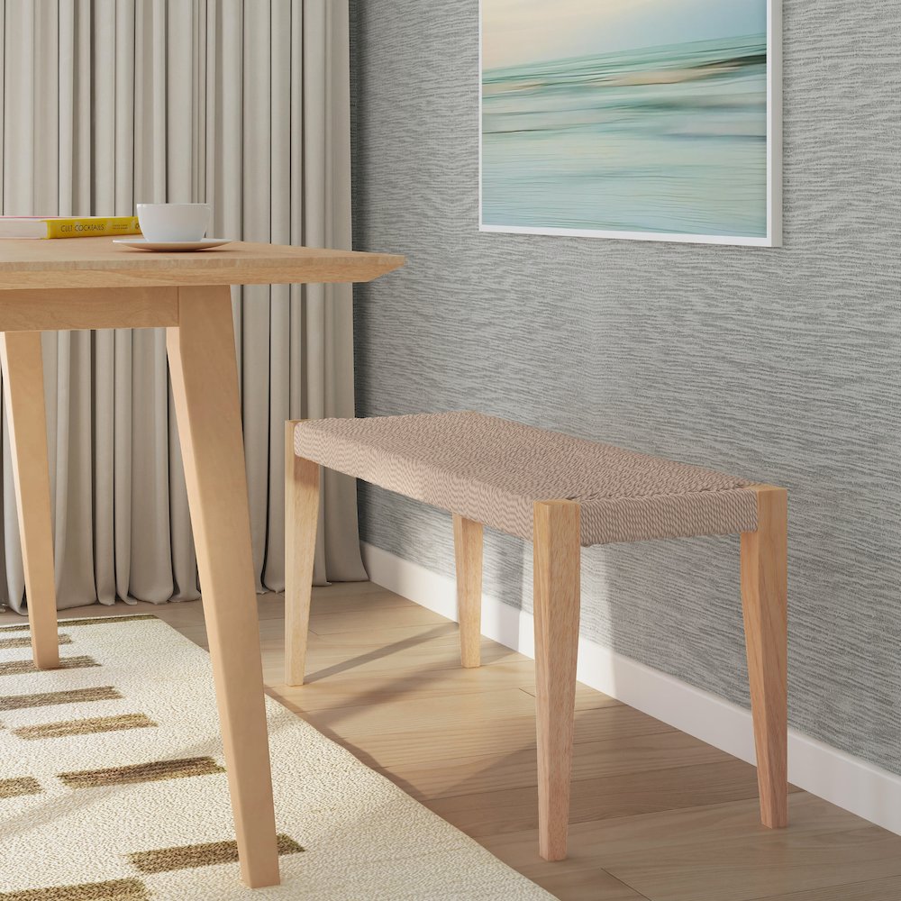 Cadence Dining Bench Natural