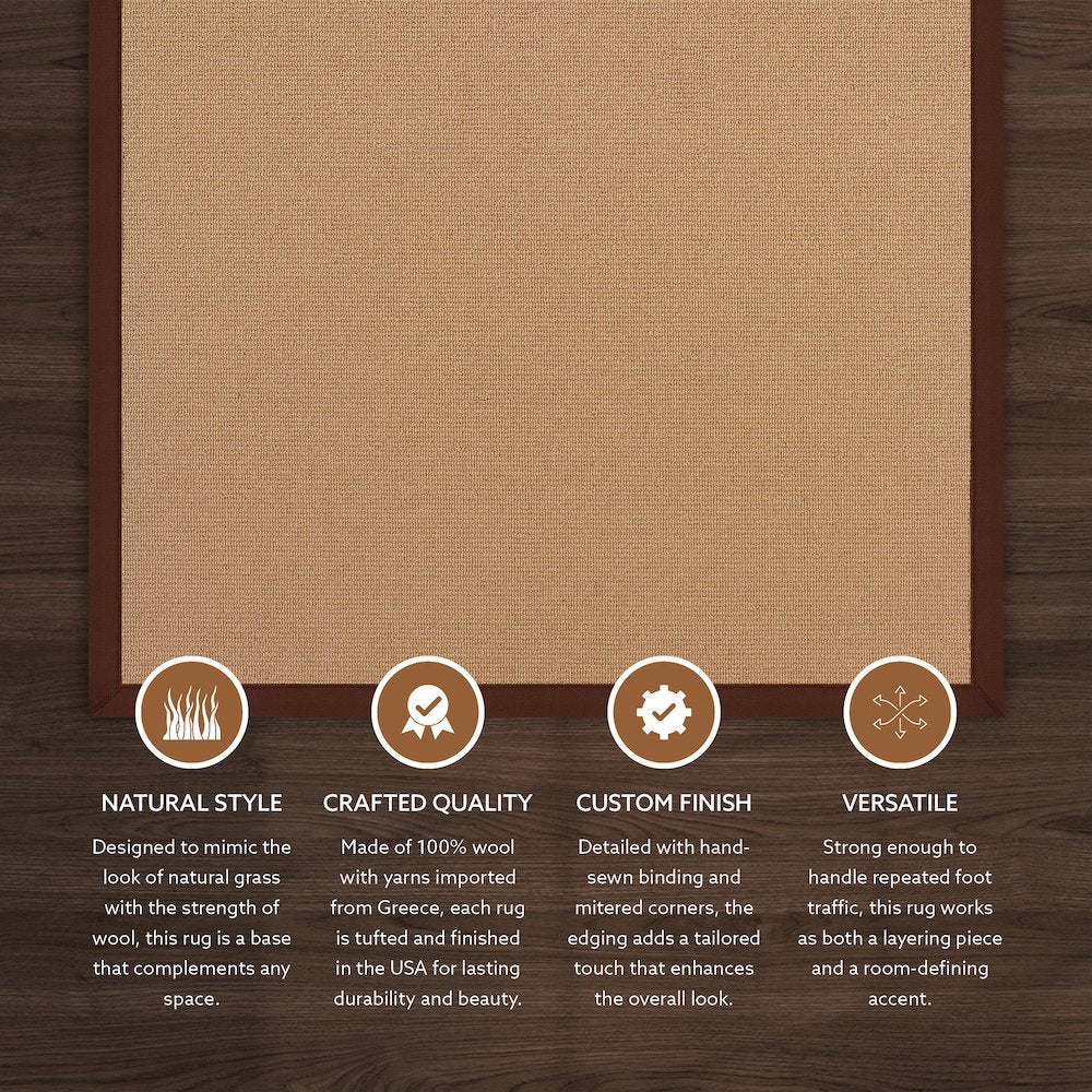 Athena Cork & Brown 1.10x2.10, Rug