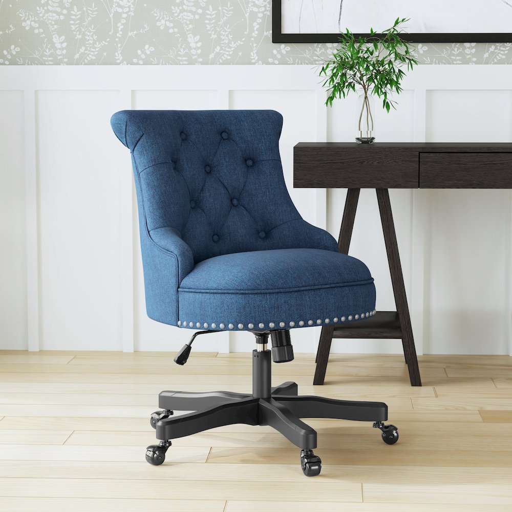 Sinclair Office Chair, Azure Blue