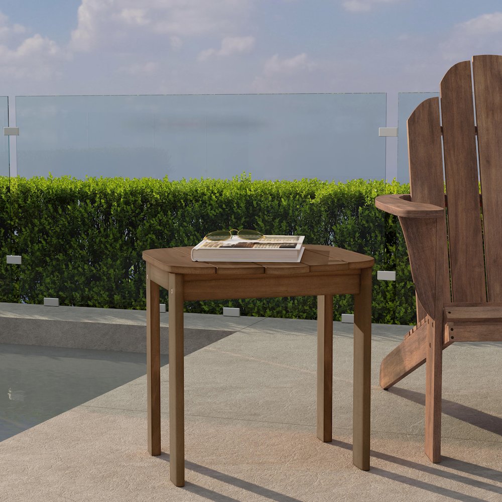 Acorn Finish Adirondack End Table