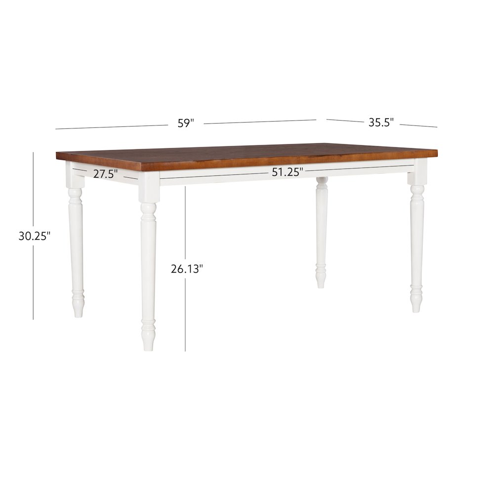 Willow Brown Dining Table