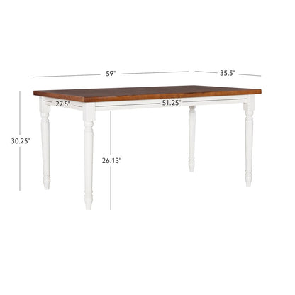 Willow Brown Dining Table