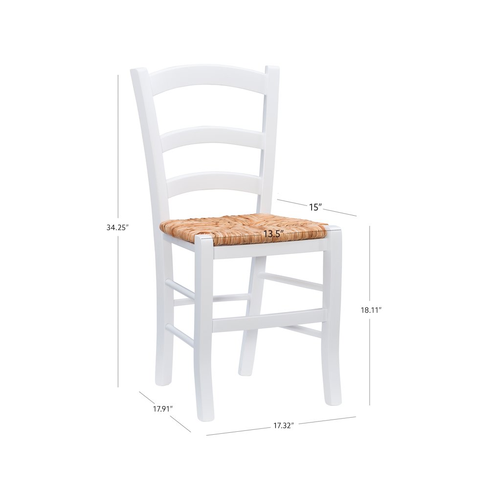Carmelo Side Chair White Set Of 2