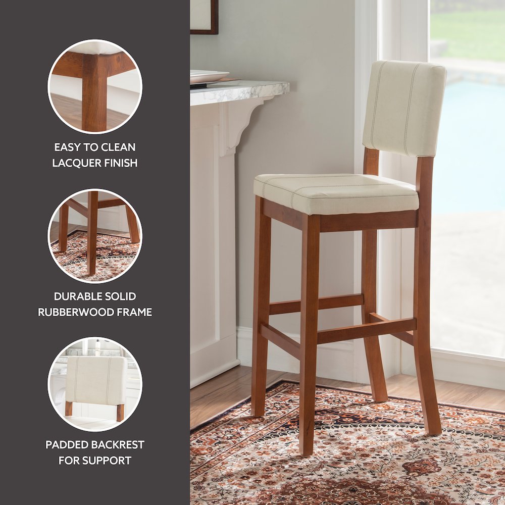 Milano Bar Stool Cream