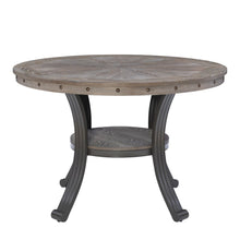 Franklin -45 inch Round Dining Table Pewter