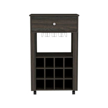 Memphis Bar Cart Espresso MDF
