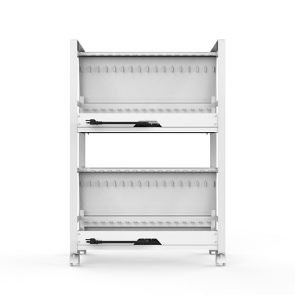 32-Tablet / Chromebook Open Charging Cart - White