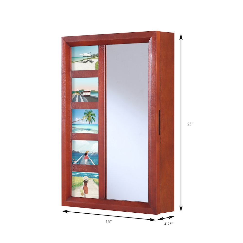 Bellissimo Collection, Venice  Wall Mount jewelry Armoire