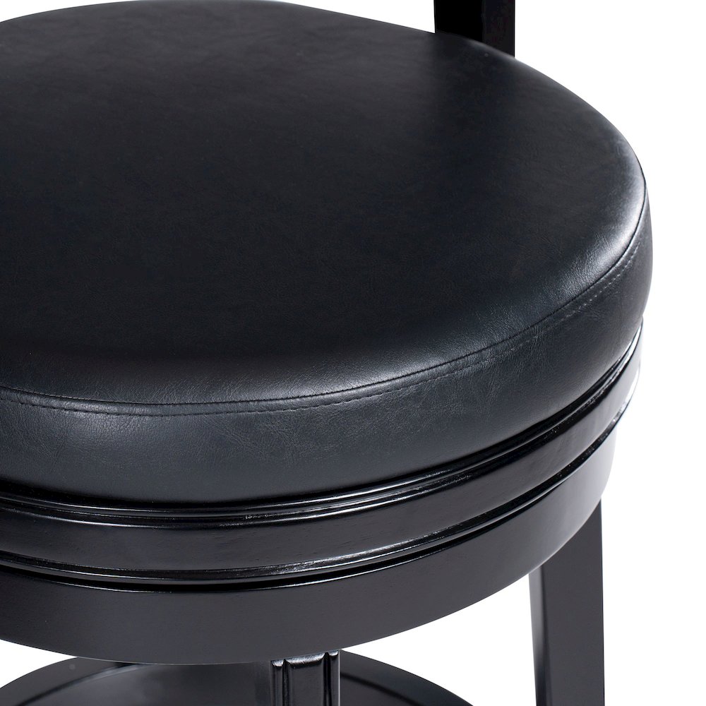 Balen Bar Height Swivel Stool - Black