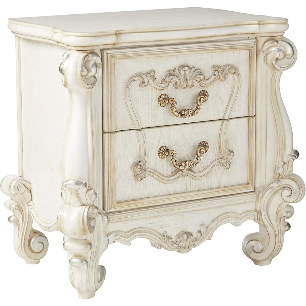 Versailles Nightstand, Bone White