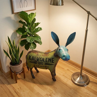 Recycled Metal Donkey