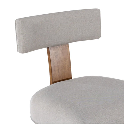 Thalia T-Back Bar Stool with Fully Upholstered Cushion