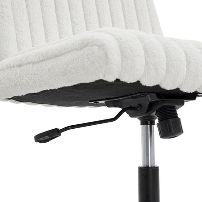 Swivel Office Chair with Criss Cross Design, Adjustable & Comfortable