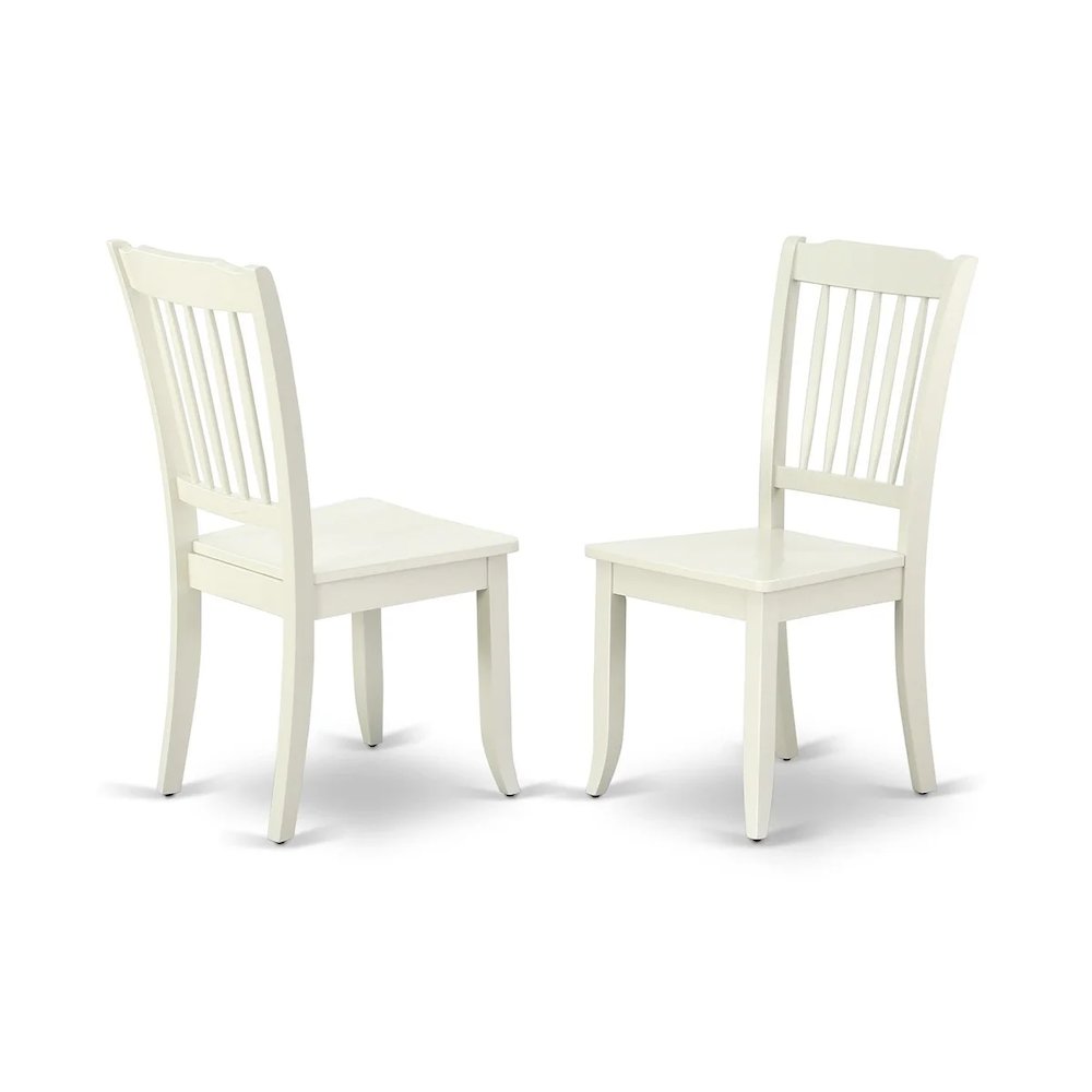 Dining Chair Linen White, DAC-LWH-W