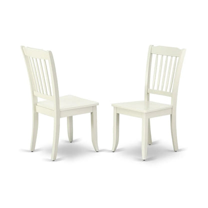 Dining Chair Linen White, DAC-LWH-W