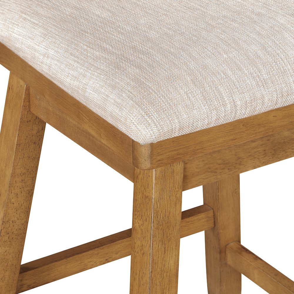 24in Brookline Swivel Barstool Oak