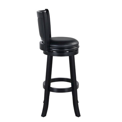 Augusta Swivel Extra Tall Bar Stool - Black