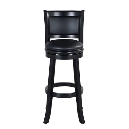 Augusta Swivel Extra Tall Bar Stool - Black