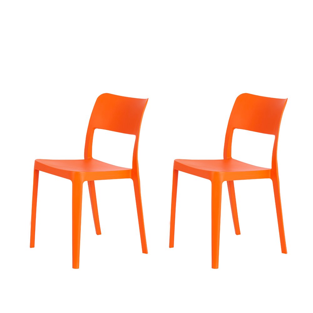 Lagoon La Vie Stackable Armless Chair Set of 2