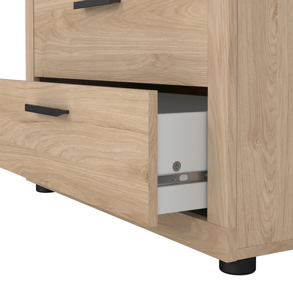 Mira 3 Drawer Chest, Jackson Hickory