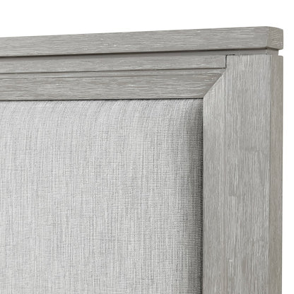 Fiona Wood Queen Storage Bed in Mist Gray