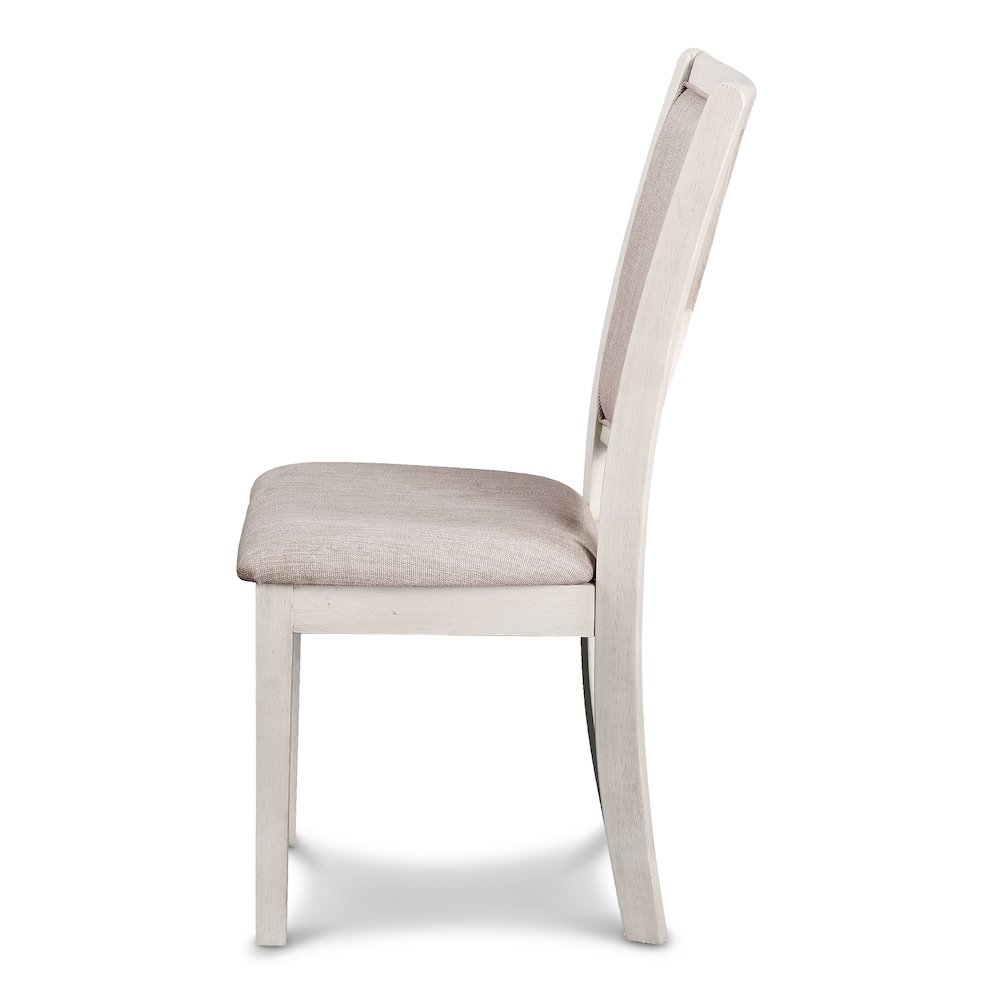 Amy Wood Dining Chair in Bisque (Set of 4)