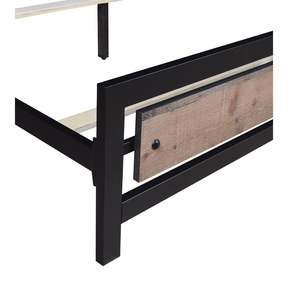 Elk River Wood King Bed, Rustic