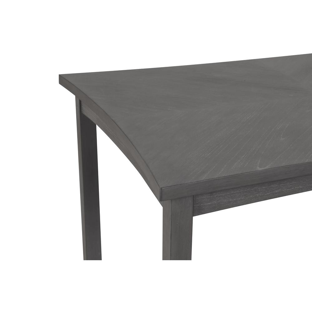 Flair  60" Dining Table & 4 Chairs (5 Pc Set)-Gray