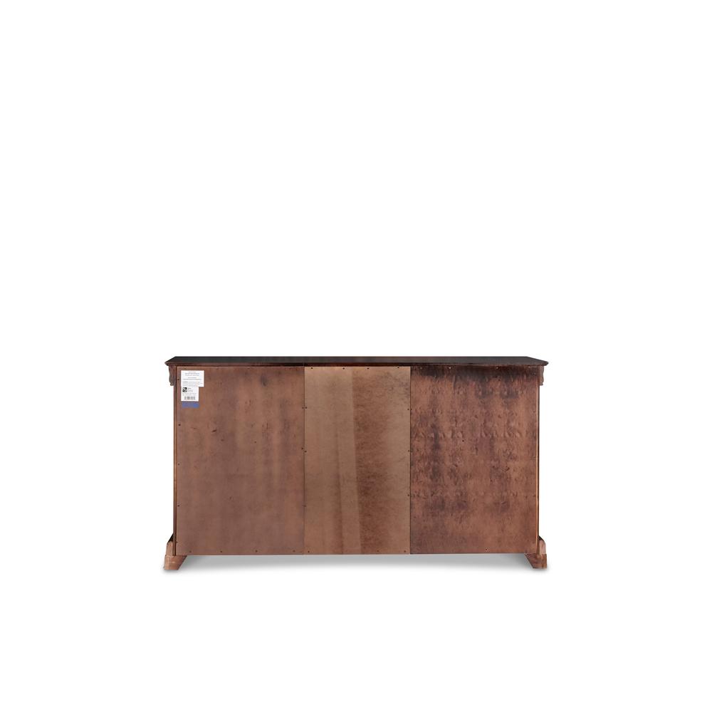 Furniture Versailles Solid Wood Engineered Wood Dresser in Cherry