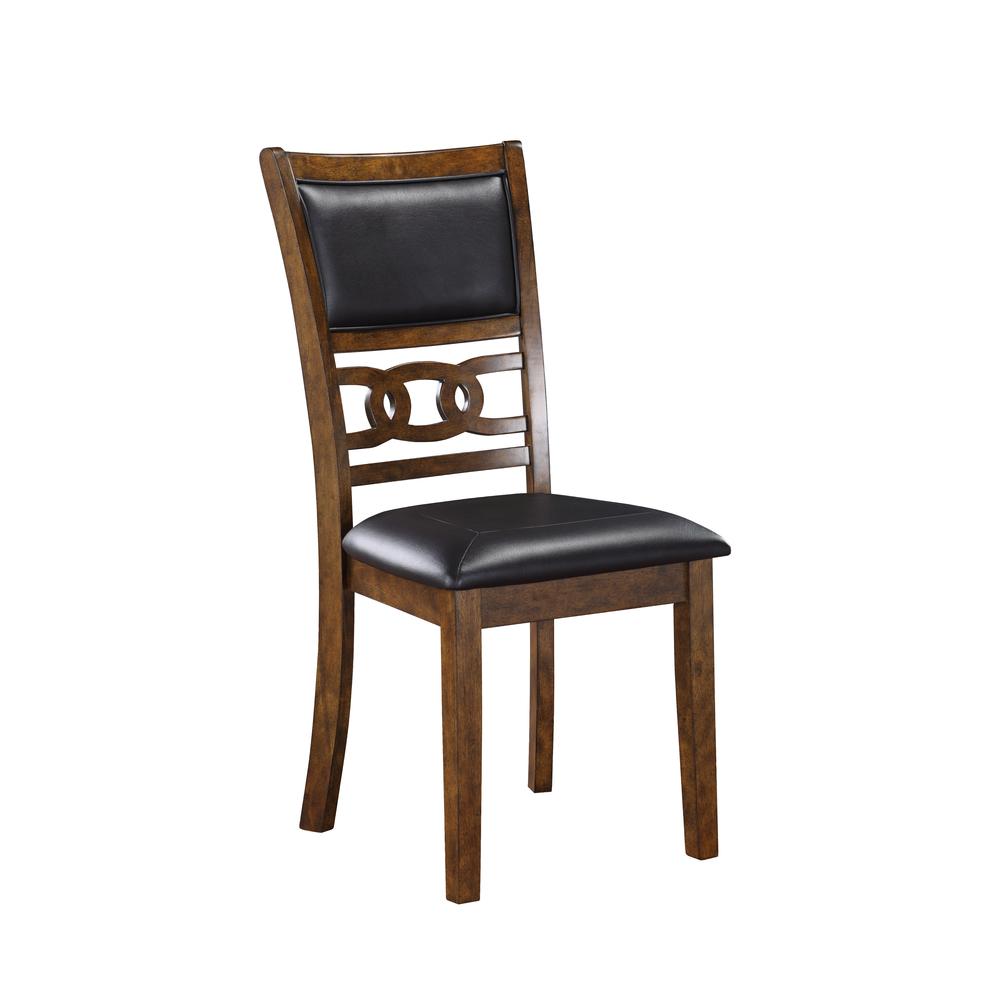 Furniture Gia Solid Wood Dining Drop Leaf Table 2 Chairs in Brown