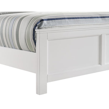 Furniture Andover Contemporary Solid Wood 6/0 Wk Bed in White