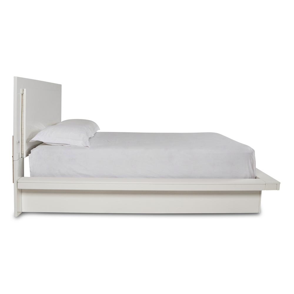 Furniture Sapphire Contemporary Solid Wood 6/6 Ek Bed in White
