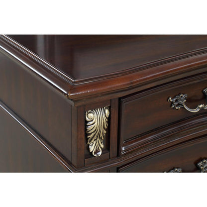 Furniture Maximus Solid Wood Dresser in Madeira Brown