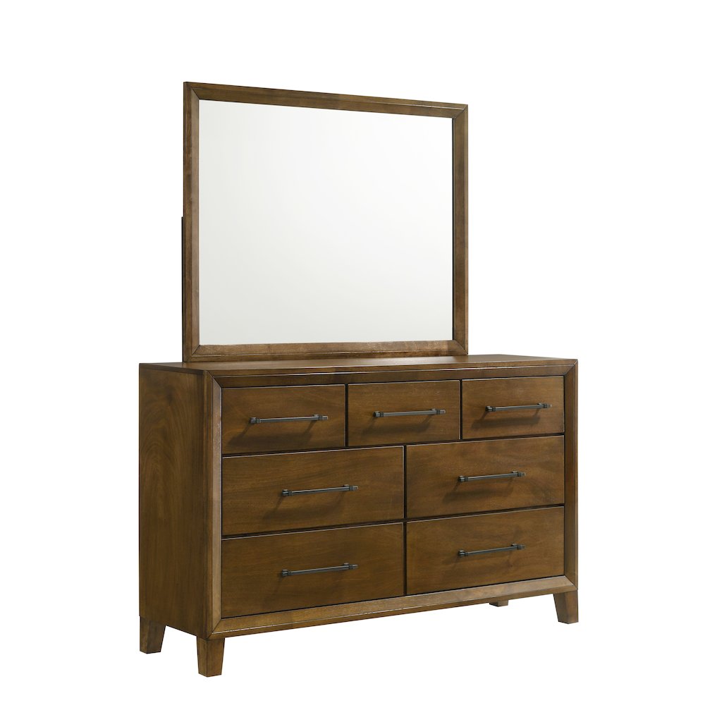 Ballard 5-Piece Wood Queen Bedroom Set in Walnut