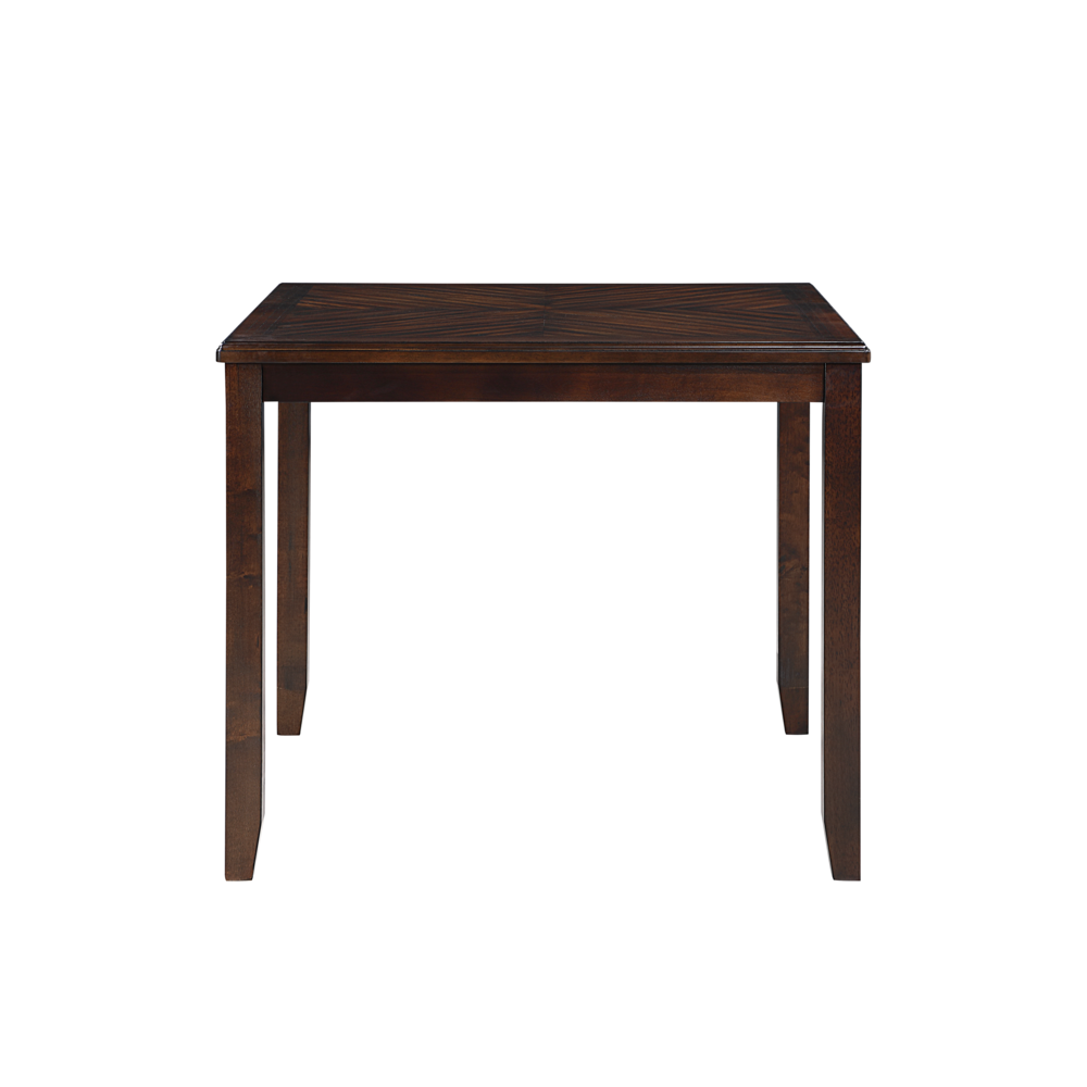Furniture Gia 5-Piece Transitional Wood Counter Set in Cherry